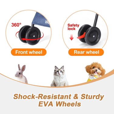 Дитяча коляска 3-в-1 для собак та котів, складна, з сіткою, велика місткість, легко носити (Морська синя)