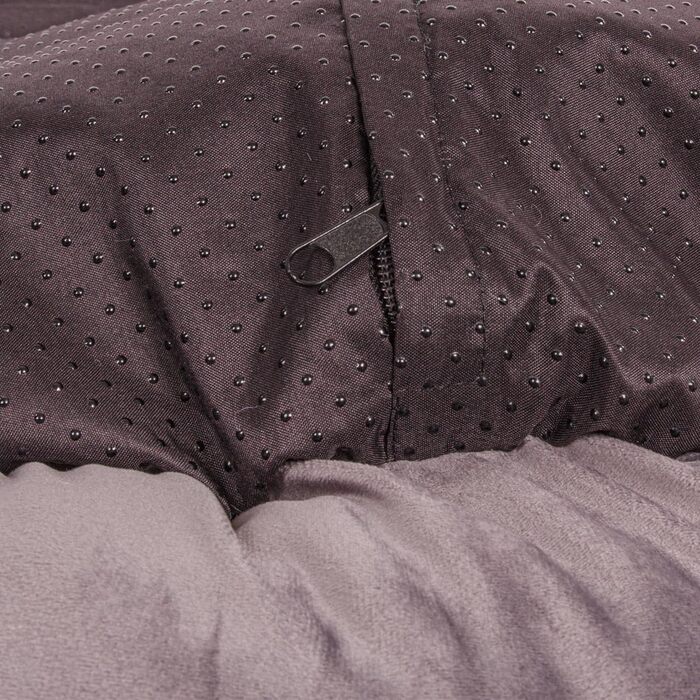 Кругле ліжко для собак Wallace & Jones Grace - зручне лежання для середніх собак | М'яке ліжко з бортиками, неслизьке | Колір коричнево-бежевий | Розмір M | 60 x 60 x 18 см