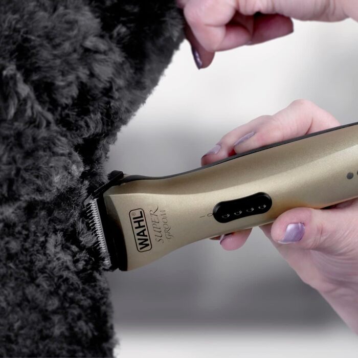 Набір для грумінгу собак та котів Wahl Supergroom Premium: бездротова машинка, преміум-якість, для всіх типів шерсті, тиха робота, 100 хвилин роботи