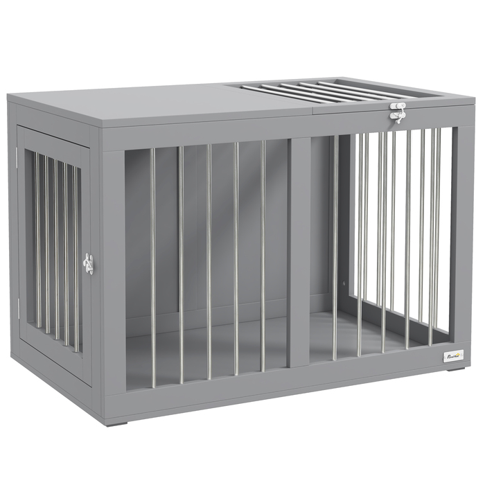 Металева клітка PawHut 50 x 80 x 56,5 см