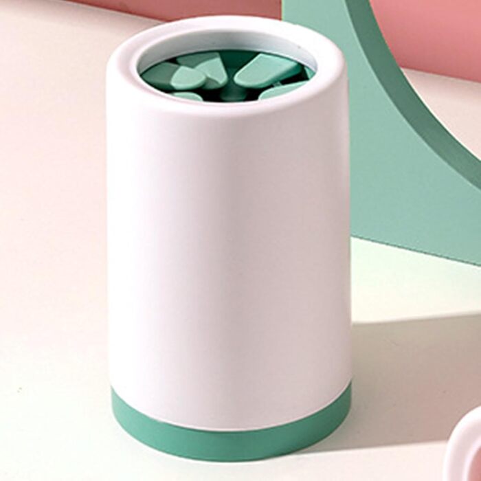 Мийка для лап собак, очищувач лап для тварин, машина для миття лап - щітка для собак, м'який очищувач лап, підвищена ефективність очищення, велика зелена модель