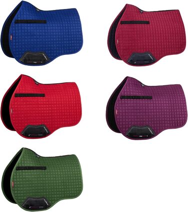 Підкладка для сідла LeMieux Prosport, велюрова шкіра, квадратна (L, велюр Salbei, квадратна)