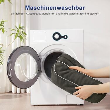 Ортопедичне ліжко для собак середніх та великих порід CORTESPETS® - диван для собак, знімний та пральний чохол, високі бортики, м'яке ліжко з Memory Foam, вологостійке, сірого кольору, 90 x 64 x 17 см