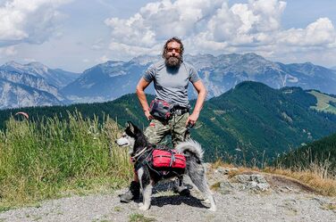 iEnergy™ MAL Hunderucksack: Водонепроникний рюкзак для собак – зручний та добре об'ємний для походів (маленький)