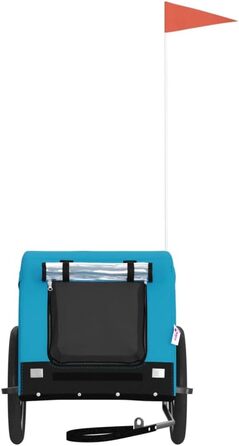 Причіп для велосипеда Gecheer для собак та інших домашніх тварин, блакитний (124 x 65 x 66 см)