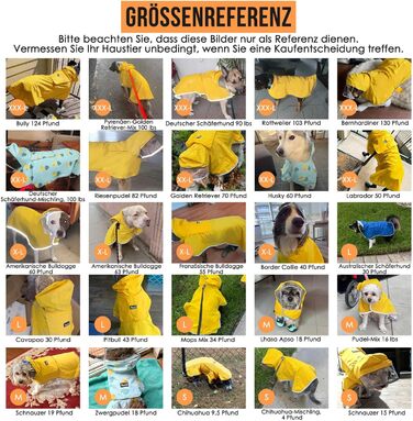 Водонепроникний дощовик для собак Eyein, жовтий, XS - теплий, з капюшоном та світловідбиваючими смугами