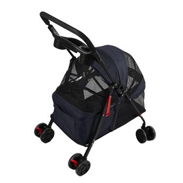 Дитяча та тваринна візок Yctze з 4 колесами, складаний, з кишенькою та тримачем для напоїв