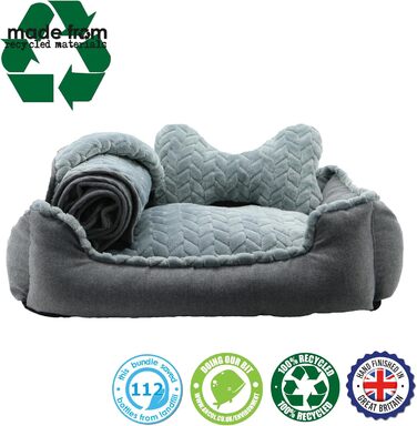 Крісло-ліжко для собак Ancol – зручна підстилка для дому, 60 x 50 см