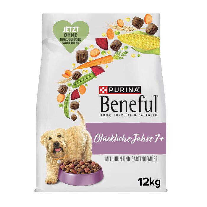 Сухий корм для собак старшого віку Beneful Glückliche Jahre 7+ з куркою та овочами, 12 кг