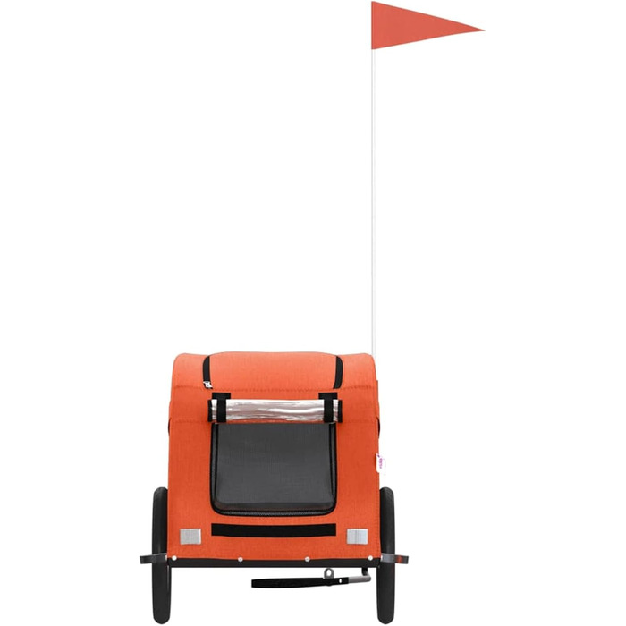 Трансформер для собак з металевим каркасом, Oxford-тканина, PVC-дах, вантажопідйомність до 45 кг, Оранжевий, Model93956