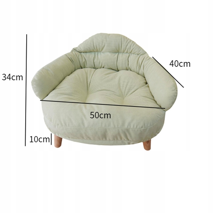 Підняте ліжко-шезлонг для тварин: розкішне переносне м'яке ліжечко для маленьких собак та котів