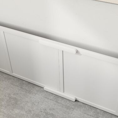 Кія для цуценят PawHut - вольєр для собак, білий, 196x96x48 см