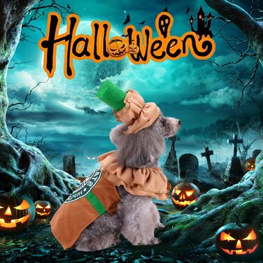 Костюм для тварин: лате, костюм для собак та котів на Хелловін, костюм для маленьких та середніх собак, костюм для Хелловін та Різдво