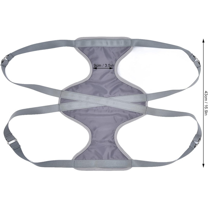 Гамак для грумінгу домашніх тварин, для собак та котів середніх та маленьких порід, сірий. Гамак-тримач для грумінгу, підходить для стрижки нігтів, миття та чищення вух