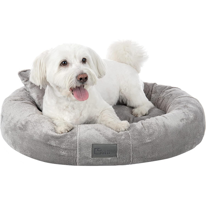 Килимок для собак Лілі, для маленьких собак - м'який лежак з Sorisso тканини, зносостійкий, міцний (M, світло-сірий)