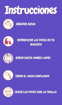 Очищувач для лап собак - гігієна для подушечок лап (Синій, L)