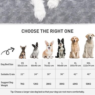 Крісло-ліжко для собак середніх порід, м'яке, неслизьке, сірого кольору, 76x52 см