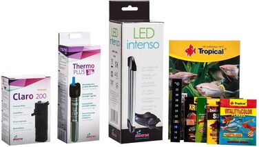 Набір акваріумний ZooPaul Nano LED 20 л, 5,7 Вт