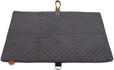 Складаний килимок для собак Paws&Co, портативний, 75x50 см, сірий, для подорожей, кемпінгу, пікніка, для дому та вулиці