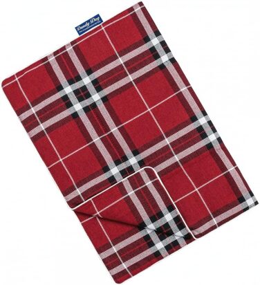 Плед для собак Highlands: миючий, м'який, міцний, преміум-якість, Made in Germany, розмір L (червоний, середній)