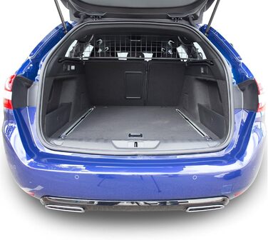 Сітка для собак Travall, сумісна з Peugeot 308 SW (2013-2021), без панорамного даху. Міцний захист вантажного відсіку, багажу, розділення вантажного простору. Виготовлена з високоміцної сталі.