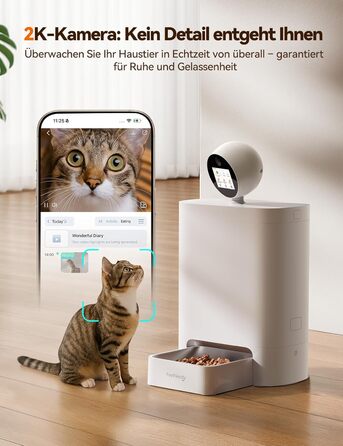 Автоматичний кормушка для котів FEELNEEDY з додатком