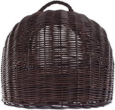 Кішка Будиночок Венге-Сірий, Корзина для кота з плетеної лози, Лежанка для кота з ручкою