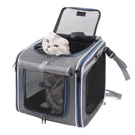 Корзина для собак Penlimly – переносний, складаний рюкзак-тримач для велосипеда, для прогулянок, подорожей, активного відпочинку, сім'ї, котів та собак