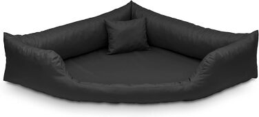 Ортопедичне собаче ліжко Juelle Dakota M-XXL (145x105 см) з ортопедичним матрацом, знімний чохол, можна прати в машині