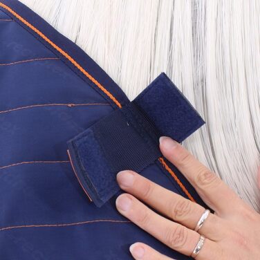 Терапевтичний ковдру Bucas Therapiedecke 145 Navy/Orange