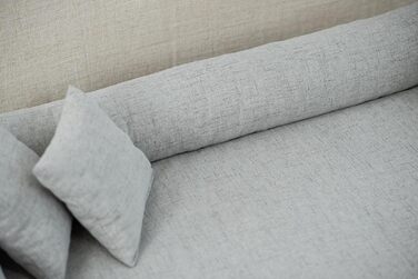 Ортопедичне ліжко для собак Bruno Grosse, середнього та малого розміру - подушка для собак, килимок для собак з тканини Aura - піна з пам'яті, м'яка, довговічна, стійка до зношування та розривів (XXL, світло-сірий)