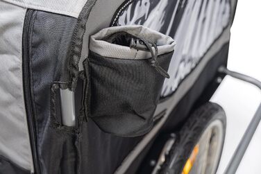 Підстилка для собак Karlie Doggy Liner Paris De Luxe Teflon®, сіро-чорна, розмір L (148x90x88 см)