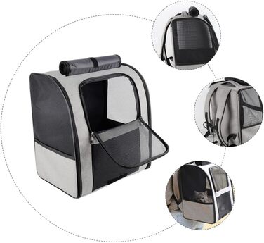 Рюкзак для котів Verdanverse: дихаючий, місткий, з міцного матеріалу, для транспортування котів та маленьких тварин