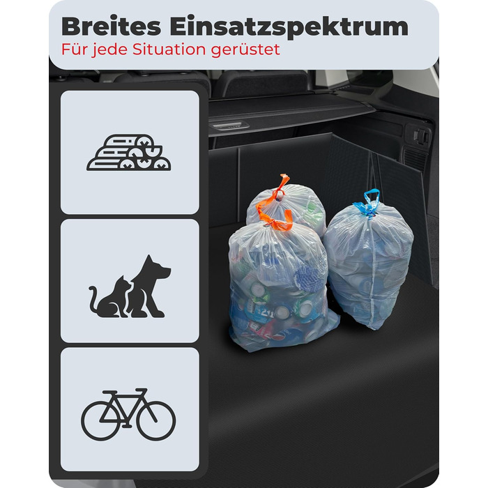 Захист для багажника автомобіля Achilles з боковинами та захистом краю, захисна ванна для багажника, килимок для багажника для собак, універсальний