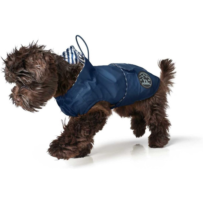 Дощовик для собак Hunter Milford, поліестер, блакитний, розмір 75