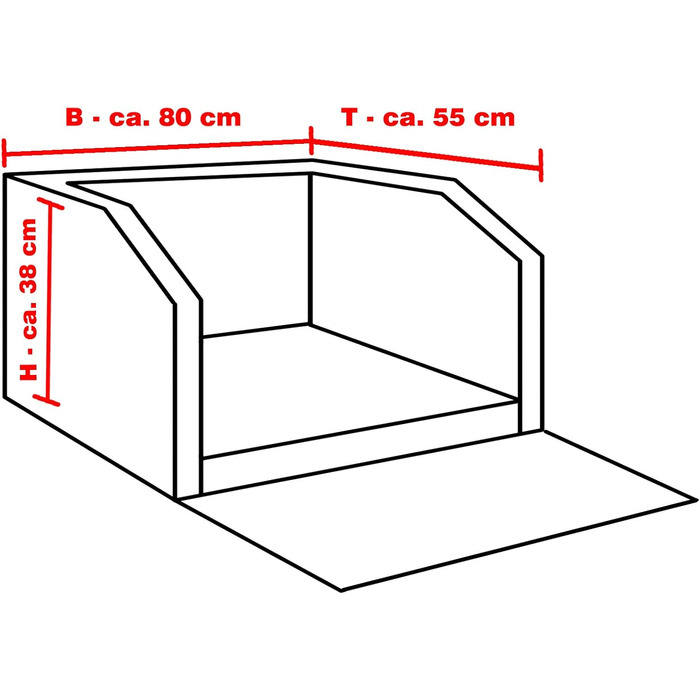 CopcoPet Ліжко для собаки у багажник 70x55x38 см, штучна шкіра, водостійке та стійке до подряпин, не ковзає, з захисним покривалом, для авто, колір мокко
