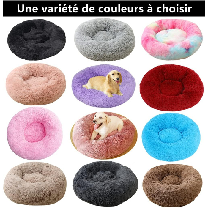 Ортопедичне ліжко для собак, велике, кругле, Anti-Stress, 100 см