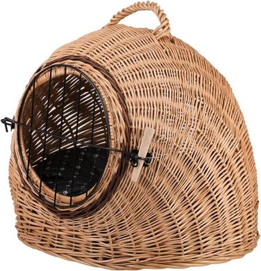 Кішка Будиночок Венге-Сірий, Корзина для кота з лози, Корзина для кота, Місце для собаки з ручкою