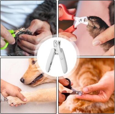 Триммер для собак та котів з підсвічуванням LED | Професійний триммер для догляду за кігтями | Для дому, подорожей та кемпінгу