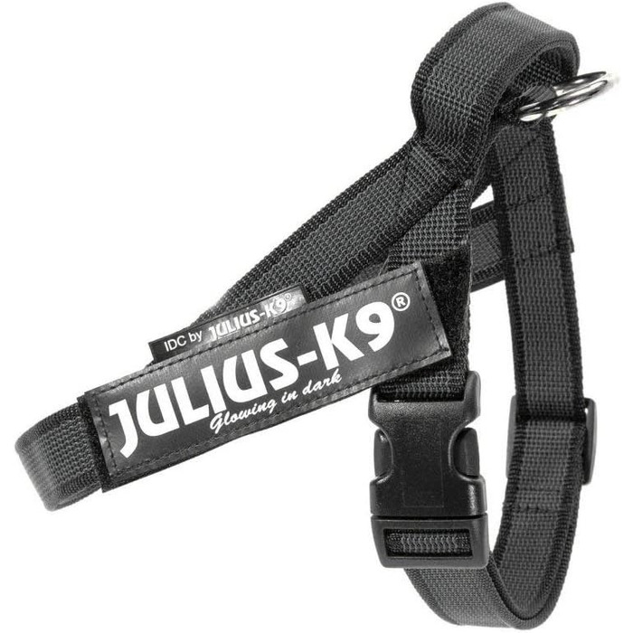 Шлейка Julius-K9 IDC® Color & Gray® чорно-сіра S / Mini