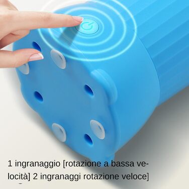 Автоматичний очищувач лап для собак, USB, інтелектуальний Lavapaw, для дому та прогулянок, великі цуценята (блакитний)