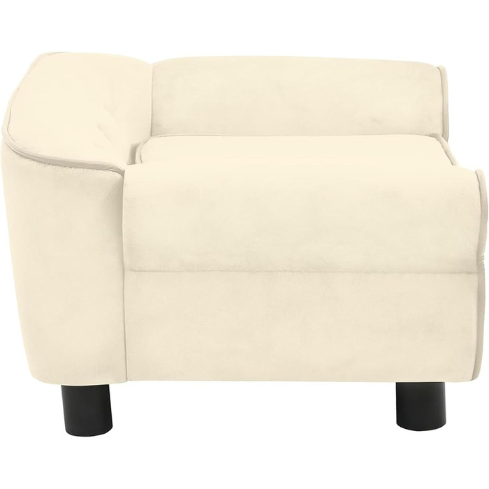 Диван для собак CLALER Crene 72x45x30 см, плюшевий лежак для малих і середніх собак, м'яке ліжко для домашніх тварин