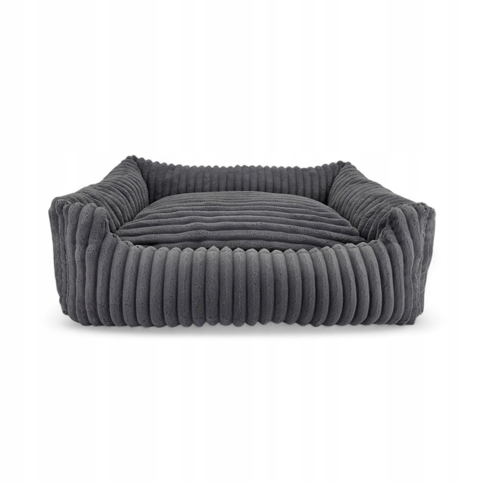 Плюшевий диван для собак Odol, сірий, 95 см x 75 см