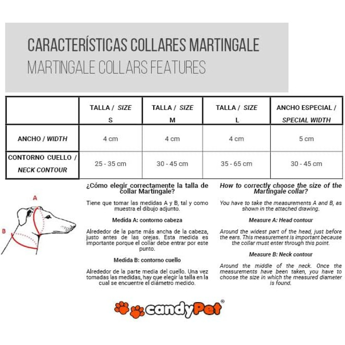 Нашийник для собак CandyPet® Martingale Music, S, ширина 4 см, розмір шиї 25-35 см