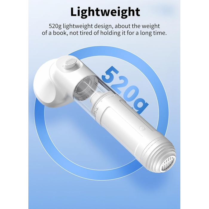 Набір для догляду за собакою з пилососом, видалення шерсті собак та котів, 4200Pa, 3 насадки, низький шум