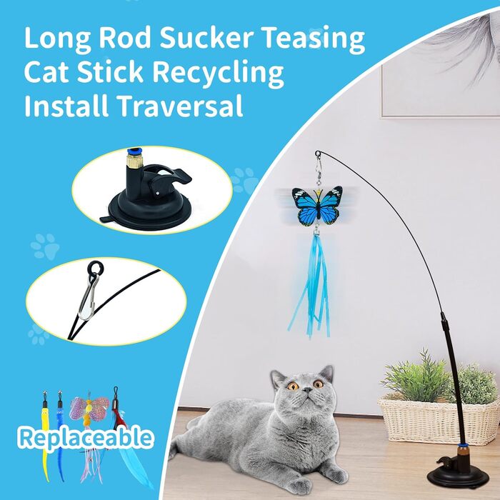 Набір іграшок для котів YUTUY: тунель, мишки, рибки, пір'яні іграшки