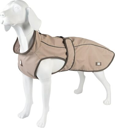 Водонепроникний дощовик для собак Max & Molly, M, пісочний колір. Спортивна куртка для собак з регульованим поясом, світловідбиваюча та безпечна. Дощовик для собак з отвором для шлейки, розмір M