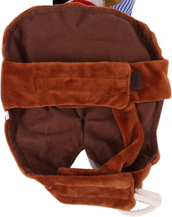 Костюм для собак Filfeel, кумедний костюм на Хелловін, ковбойська куртка для собак маленьких, середніх та великих розмірів (L-Riding) S, M, L, XL, однотонний