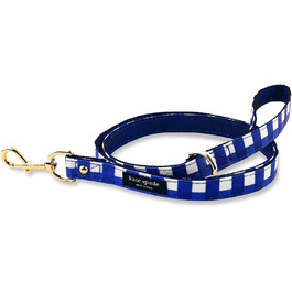 Собача повідок Kate Spade New York 1,4 м, міцний, з золотистою фурнітурою, для малих і середніх собак, стильний аксесуар для собак