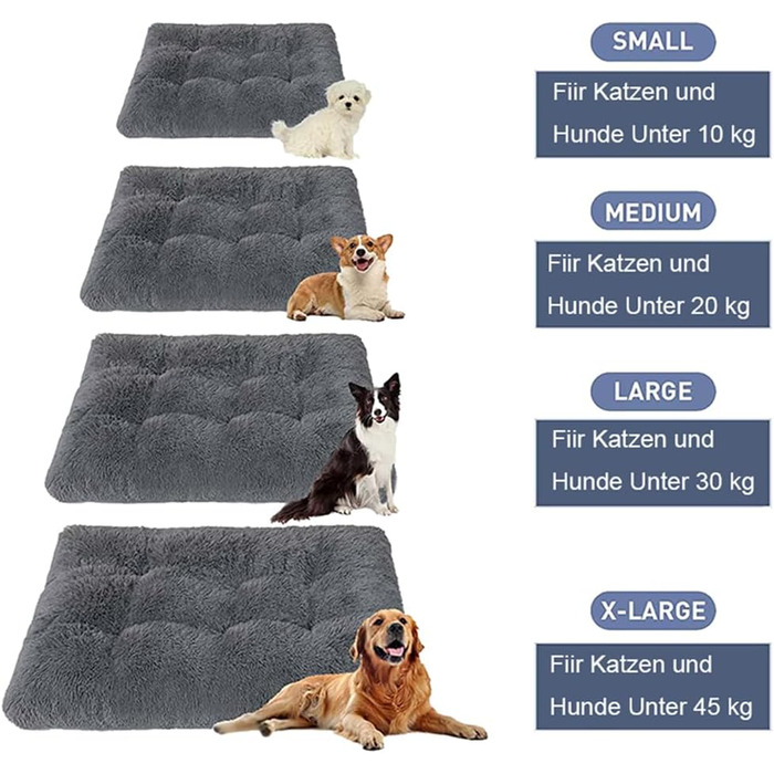 М'яке ліжко для собак, корзина для домашніх тварин, ліжко для собак, диван для собак, подушка для собак, килимок для собак, рожевий, 94x63 см